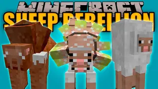 Sheep Rebellion Mod 1.7.10 for Minecraft