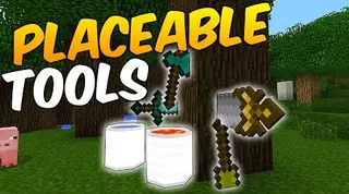 Placeable Tools Mod 1.7.10