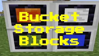 Bucket Storage Blocks Mod 1.8.9