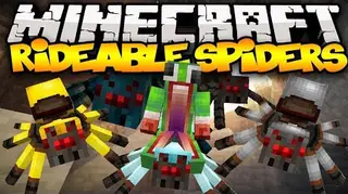 Rideable Spiders Mod 1.7.10