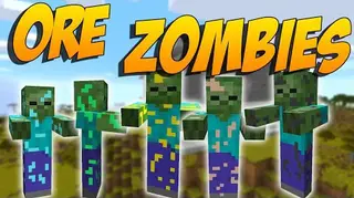 Ore Zombies Mod 1.8, 1.7.10