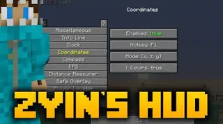 Zyin's HUD Mod 1.8.8, 1.7.10