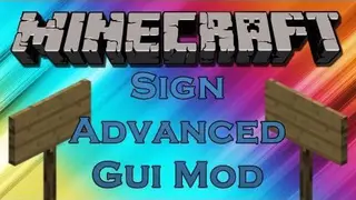 Sign Advanced GUI Mod 1.10.2, 1.4.2