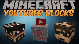 Youtuber Blocks Mod 1.7.10