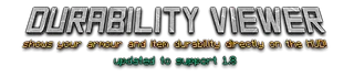 Durability Viewer Mod 1.7.10