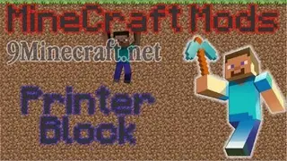 Printer Block Mod 1.7.10