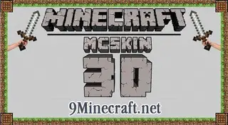 MCSkin3D 1.9.4, 1.7.10 (Real Time Skin Editor)