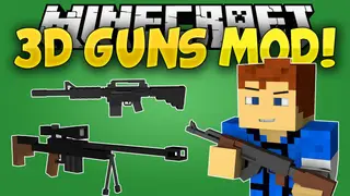 3D Gun Mod 1.7.10 (Call of Duty WW2)