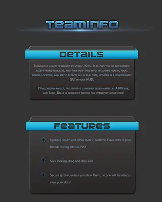 TeamInfo Mod