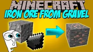 Iron Ore from Gravel Mod 1.8