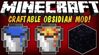 Craftable Obsidian Mod