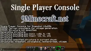 Single Player Console Mod