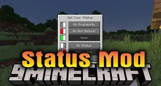 Status Mod (26.2, 1.20.1) – Set Your Own Status
