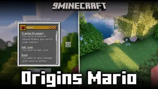 Origins: Mario Mod (1.21.11, 1.21.1) – New Mario Origin
