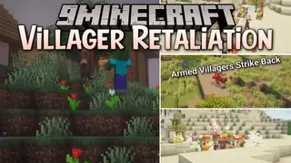 Villager Retaliation Mod (1.21.1) – Build Trust or Watch Villagers Fight Back