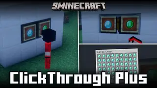 Click Through Plus Mod (26.2, 1.20.1) – Click Through Signs & Item Frames
