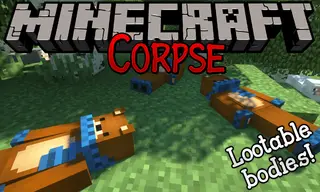 Corpse Mod (26.2, 1.20.1) – A Player's Corpse with Inventory Items