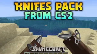 Knifes Pack from CS2 Mod (1.20.1) – Survive Gun Reloads with Tactical Blades