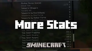 More Stats Mod (26.2, 1.20.1) – Tracks Additional Player Statistics