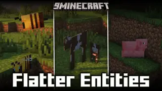 Flatter Entities Mod (26.1.2, 1.20.1) – Makes Entities Two Dimensional