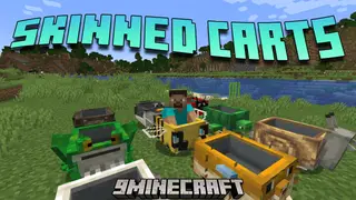 Skinned Carts Mod (26.1.2, 1.20.1) – Whimsical Animal Cart Designs