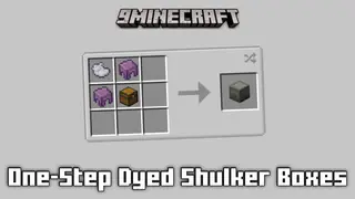 One-Step Dyed Shulker Boxes Mod (26.2, 1.20.1) – Simplified Colored Shulker Box Recipes