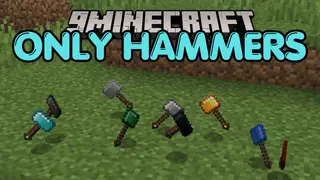 Only Hammers Mod (26.1.2, 1.20.1) – Faster Mining, Larger Mining Area