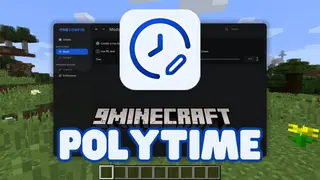 PolyTime Mod (26.2, 1.21.1) – Manually Set In-game Time
