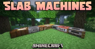 Slab Machines Mod (26.1.2, 1.20.1) – Build Working Crafting Stations