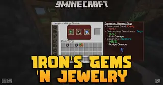 Iron's Gems 'n Jewelry Mod (1.21.11, 1.21.1) – Craft Custom Jewelry