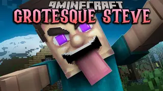 Grotesque Steve 9minecraft Mod (26.2) – Survive a Horrifying Night Stalker