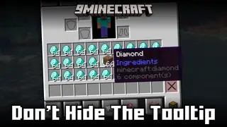 Don't Hide The Tooltip Mod (26.1.2, 1.21.1) – Always Shows Item Tooltips