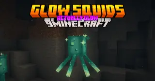 Glow Squids Actually Glow Mod (26.2, 1.20.1) – Underwater Brightness