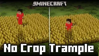 No Crop Trample Mod (26.2, 1.20.1) – No More Accidental Crop Trampling