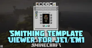 Smithing Template Viewer for JEI/EMI Mod (1.21.11, 1.21.1) – View How Smithing Templates