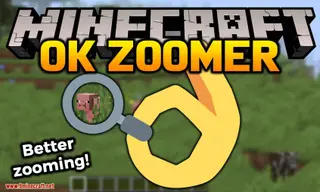 Ok Zoomer Mod (26.2, 1.20.1) – Better Zooming
