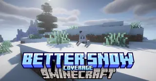 Better Snow Coverage Mod (26.2, 1.20.1) – Natural Snow Layers