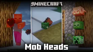 Jodek Mob Heads Mod (26.2, 1.20.1) – Chance For Mobs To Drop Their Heads