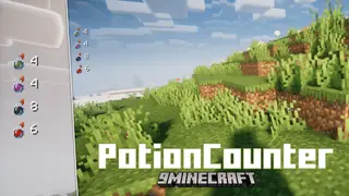 Potion Counter Mod (26.2, 1.20.1) – Potion Display Overlay