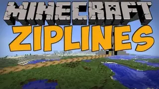 Zipline Mod 1.7.10 – Rope Block Physics and Fun