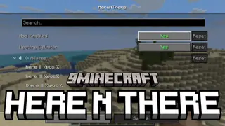 Here N There Mod (26.2, 1.21.1) – Quickly Enter Coordinates