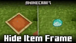 Hide Item Frame Mod (26.2, 1.20.1) – Equipped Item Frames Turn Invisible