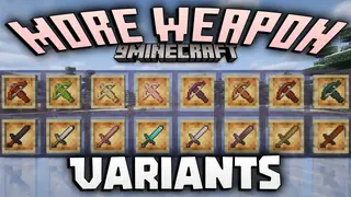 More Weapon Variants Mod (26.2, 1.20.1) – Expanded Arsenal Mod