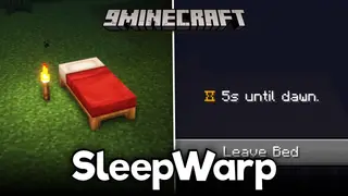 Sleep Warp Updated Mod (26.2, 1.21.1) – Accelerates Time When Sleeping