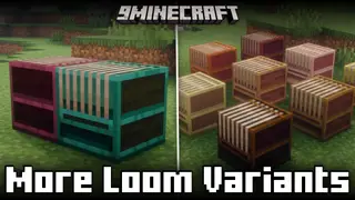 More Loom Variants Mod (26.2, 1.20.1) – Loom BLock Wood Variants