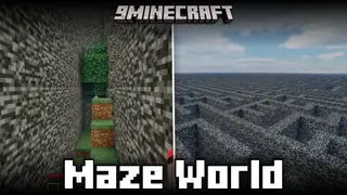 Replaceitem Maze World Mod (26.2, 1.20.1) – The World Is A Maze!