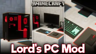 Lord's PC Mod (1.21.4, 1.20.1) – In-Game Computer Decoration Blocks
