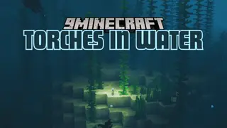 Torches in Water Mod (1.21.11, 1.20.1) – Glow Ink Torch