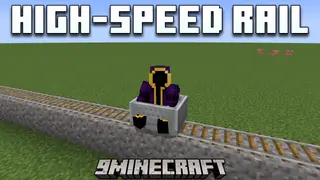 High-Speed Rail Mod (26.2, 1.20.1) – Transforming Minecart Travel