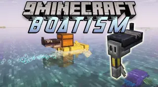 Boatism Mod (1.21.1) – Boat Propeller, Make Your Boat Go Faster